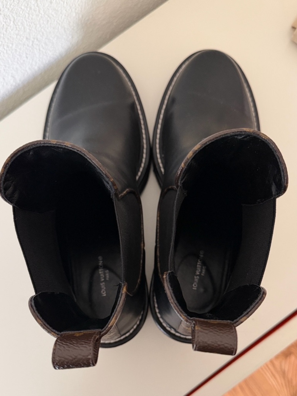 Louis Vuitton Black Beaubourg Chelsea Boots Size 41 - Picture 11 of 16